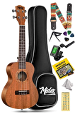 Midex CT-24MC Set Maun Concert Ukulele (Softcase Tuner Capo Metod Nota Sticker Askı Pena)