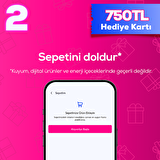 Pazarama Hediye Çeki 750 TL