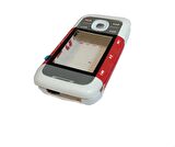 Nokia 5300 Kapak Nokia 5300 uyumlu Kırmızı ön Kapak Arka Kapak Tuş Takımı 
