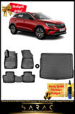 Renault Austral Mild Hybrit 2023 Sonrası  3D Havuzlu Paspas & Bagaj Havuzu Seti+(HEDİYELİ!)