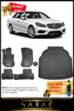 Mercedes-Benz E Serisi 2010-2016 W212 3D Havuz Paspas & Bagaj Havuzu Set (Plastik Setli)+(HEDİYELİ!)