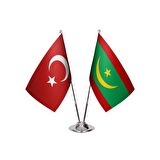 Moritanya İkili Masa Bayrağı