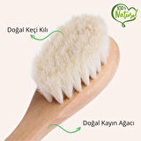 ROSTİLYA Baby %100 Doğal Keçi Kılı Saç Vücut Fırçası