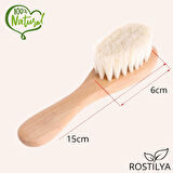 ROSTİLYA Baby %100 Doğal Keçi Kılı Saç Vücut Fırçası