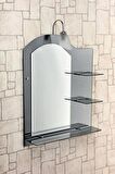 Cem Tek Raflı Füme 62X74 - Ayna