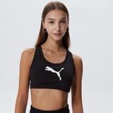Puma Mid Impact 4keeps Bra Kadın Siyah Spor Sütyeni - 520304 51