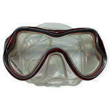 Star Diving Temper Camlı Dalış Maskesi Yetişkin - 51709-KIRMIZI