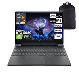 HP Victus 15-FB3006NT Ryzen 9-8945HS 32-GBDDR5 1 TBSSD RTX4060 (8GB - GDDR6) 15.6" FHD Windows 11 Home + HMF Sırt Çantası B82WCEAHMF32