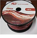 Plc 8awg Oto Tesisat,Artı Kablosu - 5 Metre Kaliteli