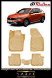 Rizline Fiat Egea Cross HB 2021 Model BEJ 3D Havuzlu Paspas