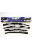 Renault Fluence Kromlu Cam Rüzgarlığı 4'lü Set (2009-2016) Niken