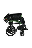 GOLFİ Alüminyum Katlanabilir Manuel Tekerlekli Transfer Sandalye | Comfortable Wheelchair