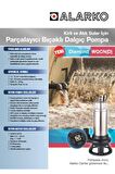 Diamond Wqcnd10-11 Serisi Kirli Ve Atık Sular Için Parçalayıcı Bıçaklı Dalgıç Pompa 1hp 220v