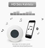 QASUL Eşsiz Dayanıklı Vantuzlu Duş Hoparlörü Oynatıcı Konforlu  Müzik Çalar Araba Dış Mekan, Havuz, Banyo