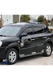 Hyundai Tucson Krom Cam Çıtası 4 prç. 2005-2014 P.Çelik
