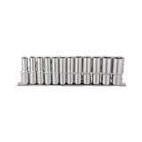 NT Tools NCSET75 12 Parça 1/2" Altı Köşe CR-V Uzun Lokma Seti