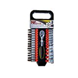 NT Tools NCSET63 27 Parça 1/4" Altı Köşe CR-V Bits ve Lokma Seti