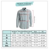 DeepSEA Açık Kahve Slim Fit Kolay Ütülenebilir Açık Dik Yaka Likralı Erkek Gömlek 2602615