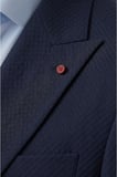 DeepSEA Erkek Lacivert Slim Fit Blazer Ceket – Likralı Çift Yırtmaç Dokulu Premium Ceket 2600776