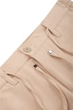 DeepSEA Erkek Camel Esnek Kumaş Slim Fit Beli Lastikli Günlük Spor Pantolon 2601070