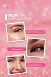 Flormar Asansörlü Aydınlatıcı Kaş Kalemi Pembe Altin -brow Up Highlighter Pencil-002 Rose Gold-8682536072441