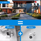 12MP 6K  10X Zoom 3 Lens WiFi Kablosuz Dış Mekan Güvenlik Koruması CCTV Video Gözetim