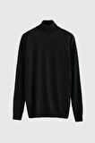 Regular Fit Haki Pamuk Karışımlı Balıkçı Yaka Triko Kazak 5HF06ORT12007