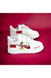 mickey baskılı sneaker çocuk spor ayakkabı