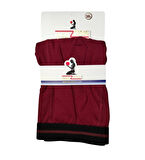 5 Adet Büyük Beden Redzone Likralı Boxer Bordo