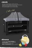 Napp 6 In 1 Anne Yani Park Yatak Oyun Parkı ve Yatak 70X120 XL