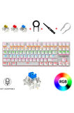 K550 Mekanik Oyuncu Klavyesi-Değiştirilebilir Switch-Rainbow RGB Aydınlatma-87 Tuş