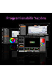 AK820 PRO Mekanik Oyun Klavyesi,3 Modlu TFT Renkli Ekran  ve CNC Düğmeli 81 Tuş,RGB Aydınlatma