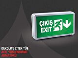 Arsel Dekolite Z Serisi AE50-5213-L(500) Acil Çıkış Yönlendirme Armatürü Kesintide 180 Dak. Yanan 500 Lümen LED