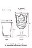 Akrilik Yeşil Tekli Kadeh & Su Meşrubat Kahve Yanı Bardağı 450 ml ( Cam Değildir )