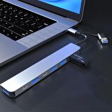 7 In 1 Usb/Type-C To USB A+Usb C-Usb 2.0/3.0 Çift Uçlu Çevirici Adaptör Çok Portlu Çoklayıcı Usb Hub