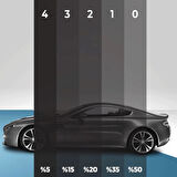 Açık  Sİyah Çizilmez  %35 Seri A Cam Filmi 50cm x 5 M