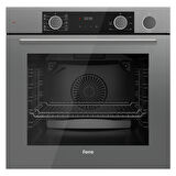 Ferre Steamart Ss Serisi Gri Set (SS038 + XE64CPR +D065 ) -75'lik Seri Kare Emaye Izgara