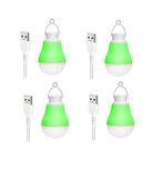4 Adet 5 Volt - 5 Watt 1 Metre Usb Kablolu Beyaz Led Ampul