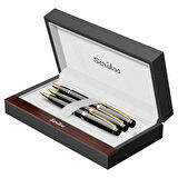 İsminize Özel Scrikss 38 Siyah Altın Klips 3 Lü Set D.K+T.K+V.K