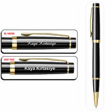 İsminize Özel Scrikss 38 Siyah Altın Klips 3 Lü Set D.K+T.K+V.K