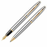 İsminize Özel Scrikss 35 Gold Krom Tükenmez+Dolma Kalem Set