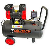 MİL-TECH 50 LİTRE SESSİZ VE YAĞSIZ HAVA KOMPRESÖRÜ