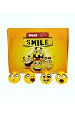Smile Emojili Silgi 4'lü Set