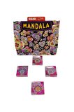 Mandala Kalpli Silgi 4 Lü Set