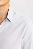 DeFacto Slim Fit Dar Kesim Polo Yaka Petek Dokulu Uzun Kollu Gömlek B6476AX24SPGR221