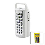 24 LEDFİŞ ŞARJLI - POWERBANKLEDLİ IŞILDAK LAMBA 6V 4.0AH AKÜTAŞIMA KULPLU