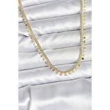 Pirinç Gold Renk Sıralı Yıldız Kadın Kolye