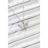 316L Çelik Zincir Gümüş Renk Melek Model Kadın Kolye