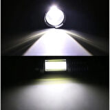 Zoomlu Şarjlı Cob Led Güçlü El Feneri