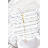 316L Çelik Zincir Gold Renk Yıldız Model Y Kolye